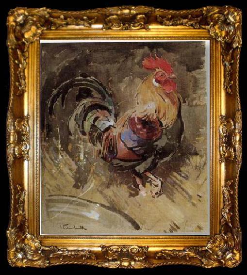 framed  unknow artist Cock 081, ta009-2